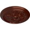 Ekena Millwork Vienna Ceiling Medallion (Fits Canopies up to 3 1/4"), Hnd-Painted Antique Copper, 16 7/8"OD x 5/8"P CM17VIACS - alternate 2